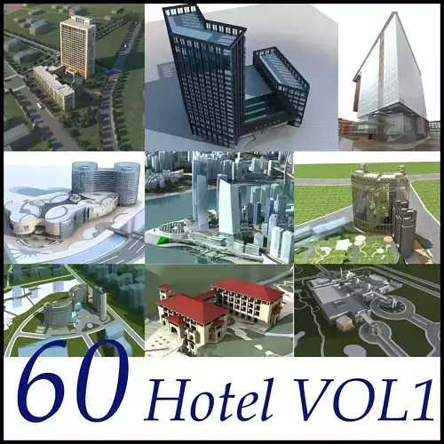Hotel Building Collection 60 items Vol1