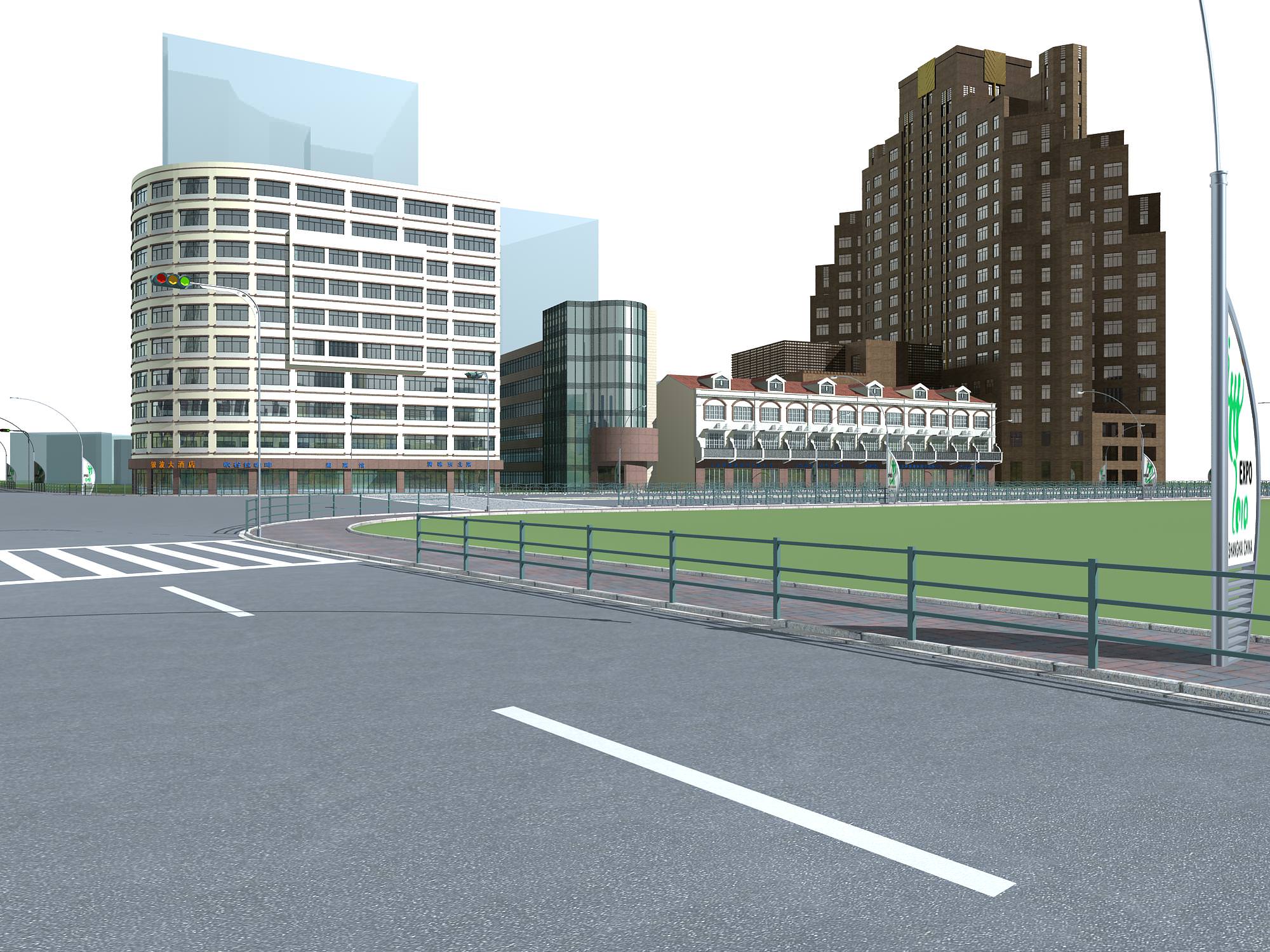 Hotel Building Collection 60 items Vol1 3D model_54