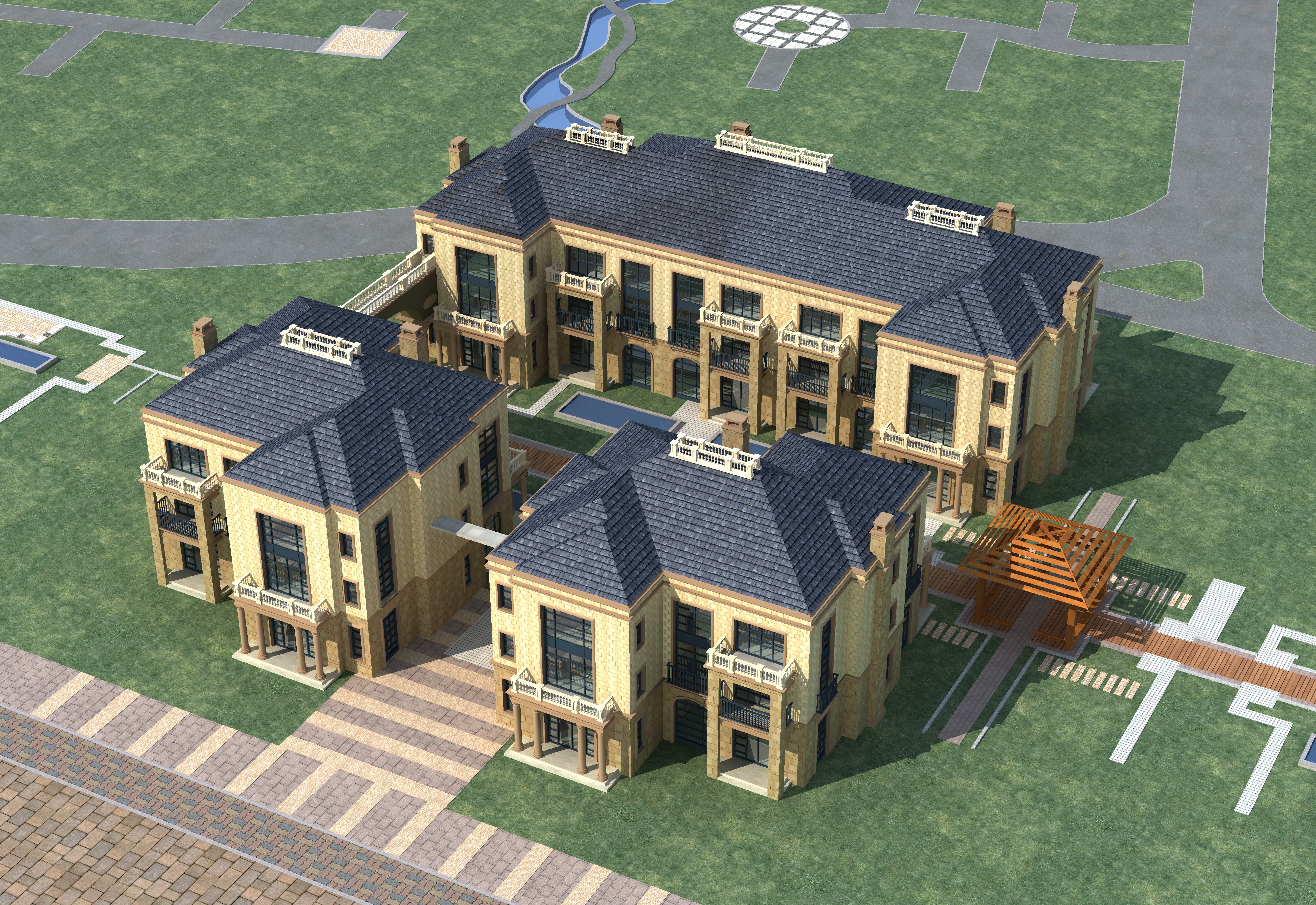 Hotel Building Collection 60 items Vol1 3D model_12