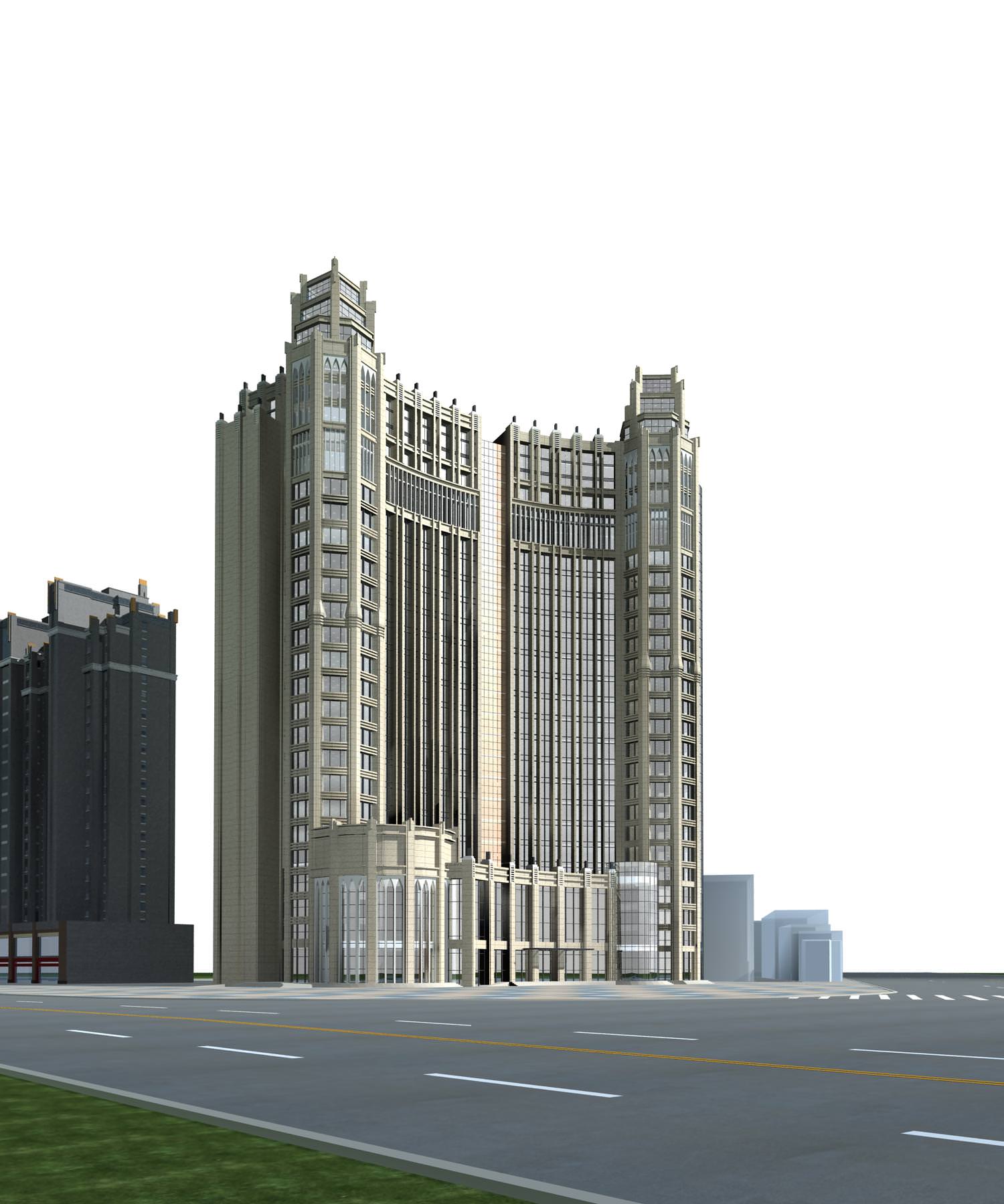 Hotel Building Collection 60 items Vol1 3D model_40