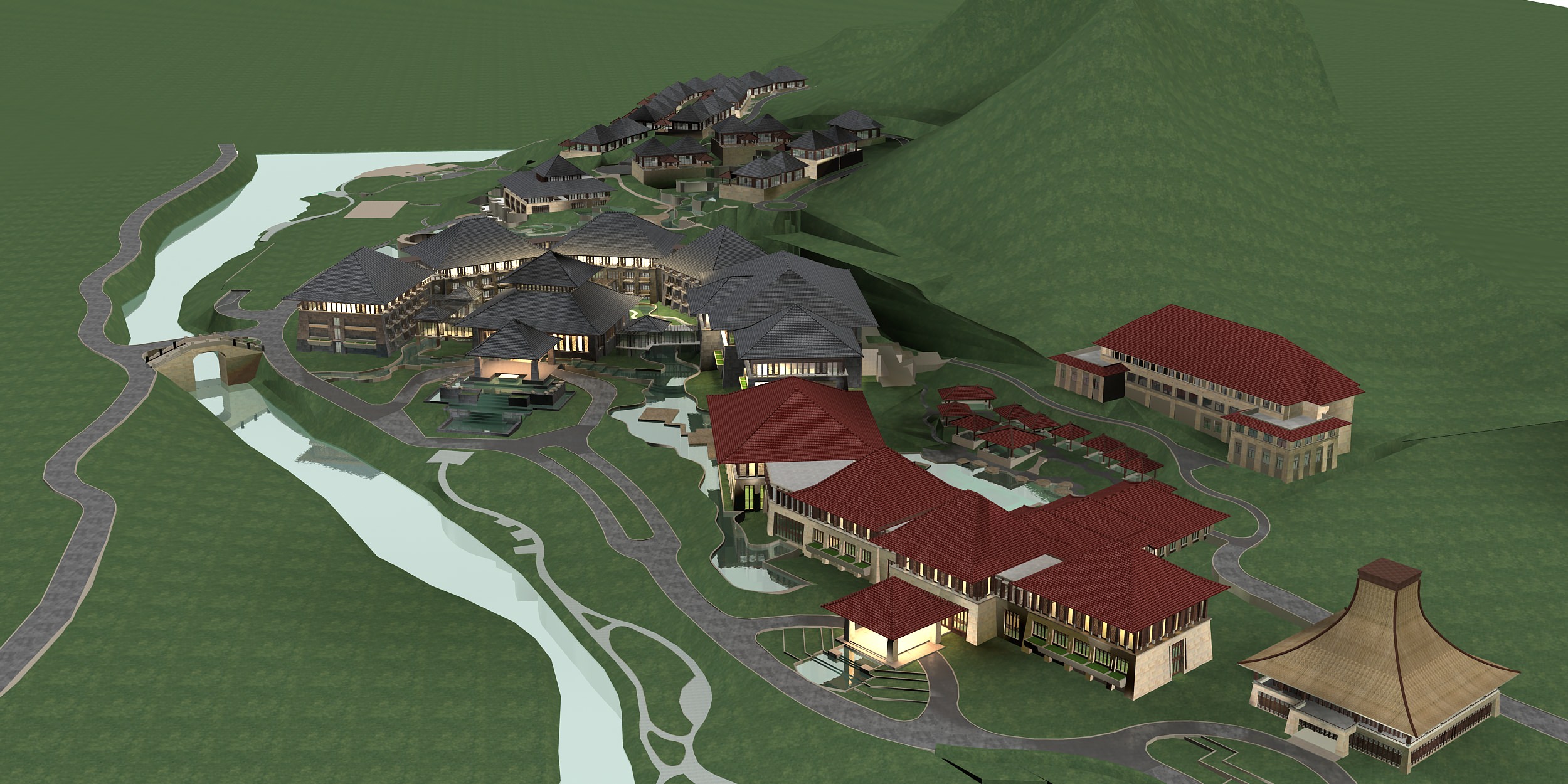 Hotel Building Collection 60 items Vol1 3D model_2