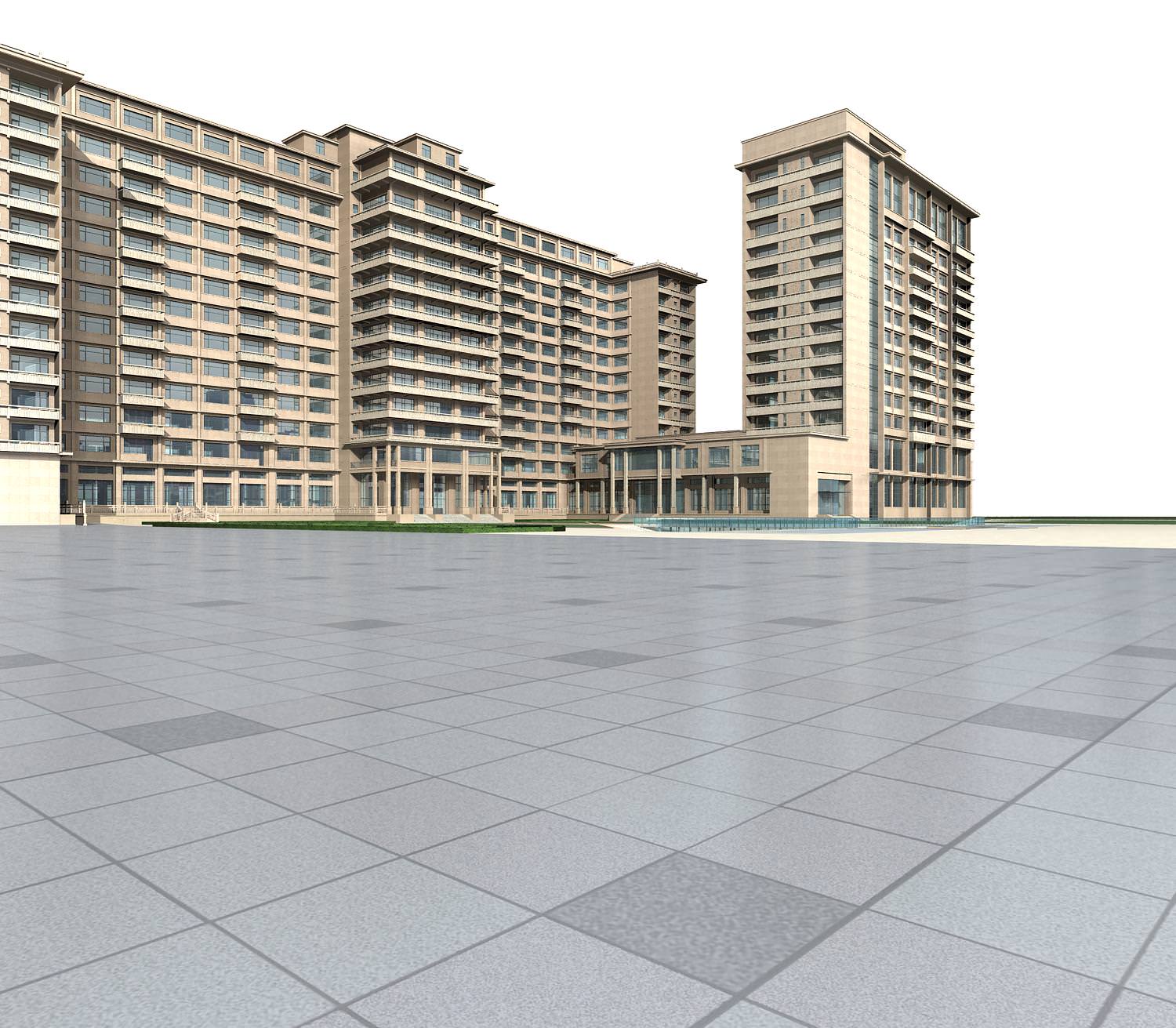 Hotel Building Collection 60 items Vol1 3D model_59