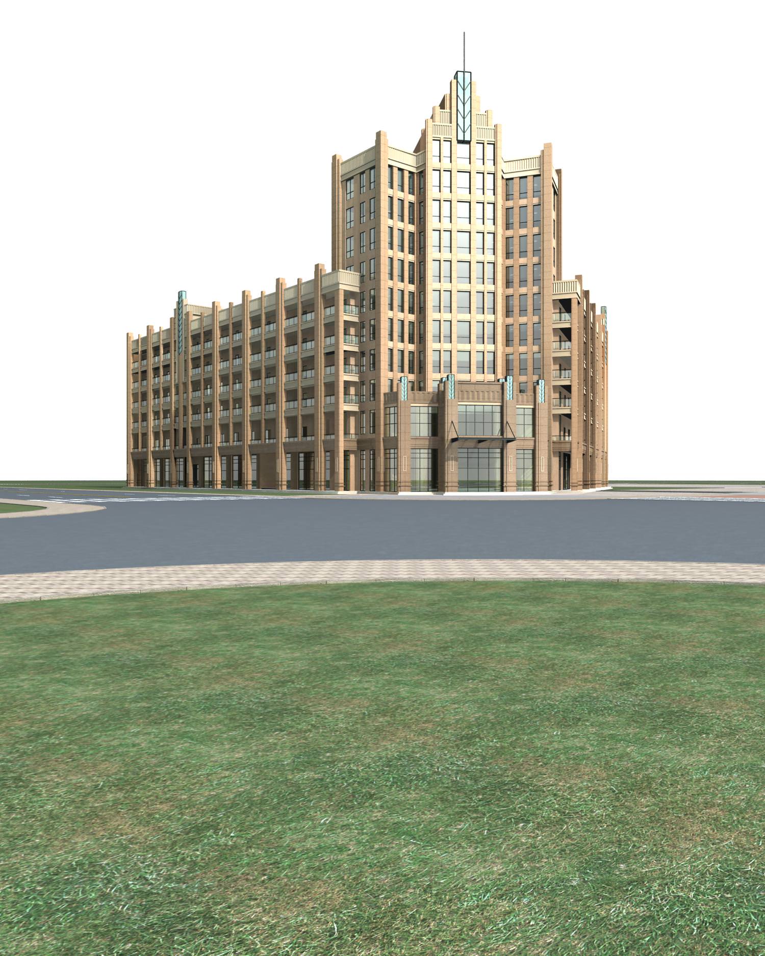 Hotel Building Collection 60 items Vol1 3D model_43