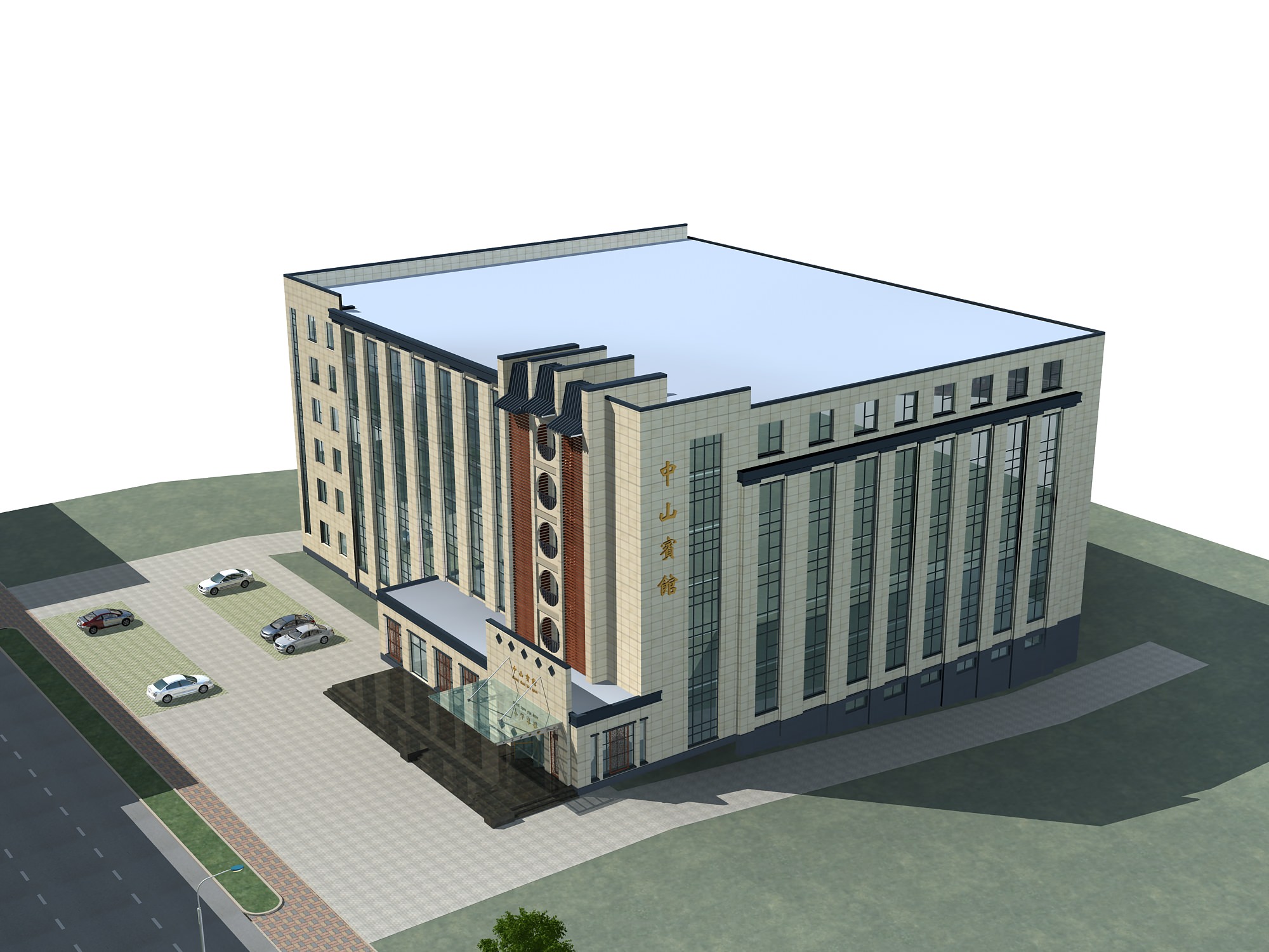 Hotel Building Collection 60 items Vol1 3D model_4