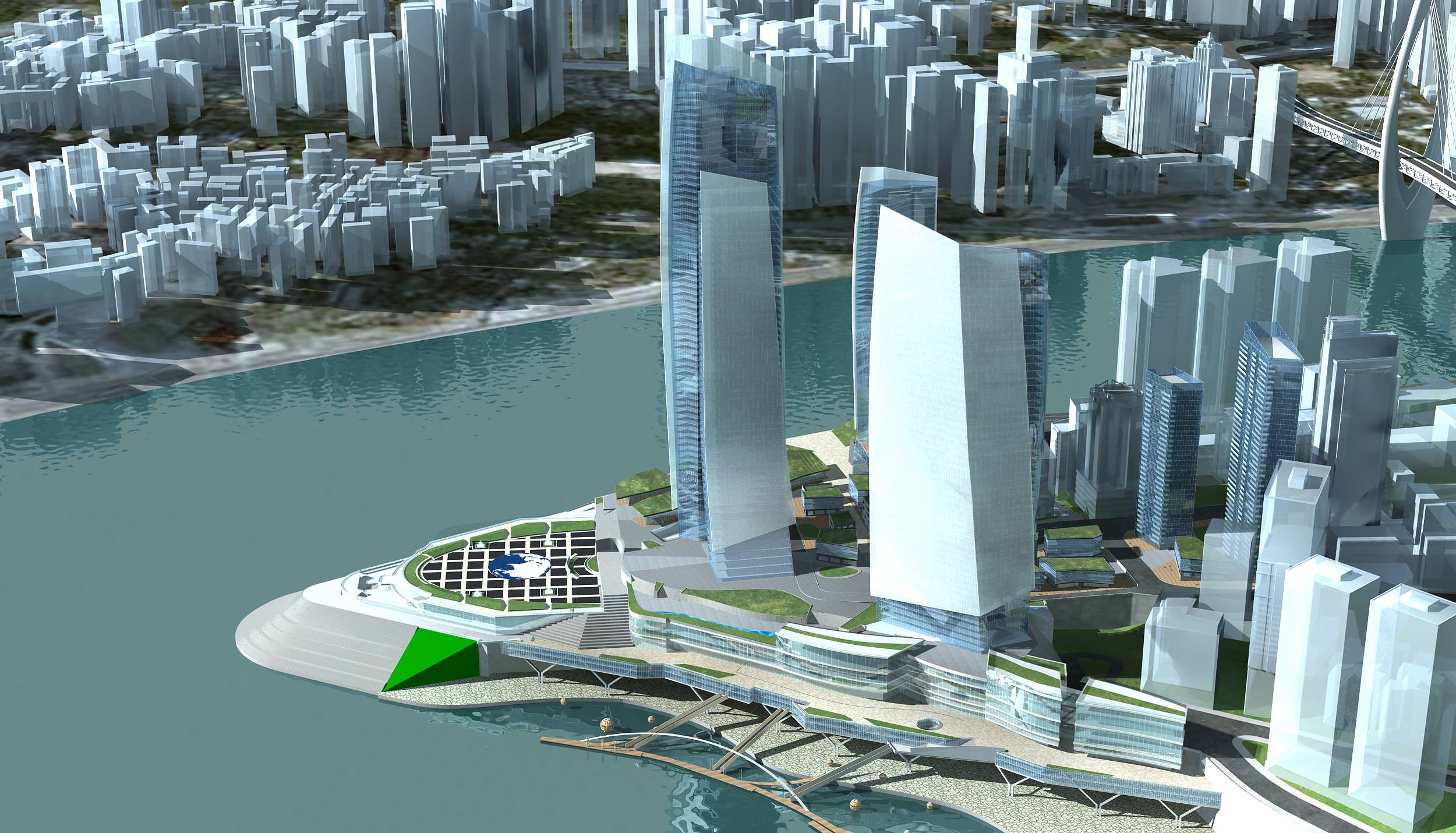 Hotel Building Collection 60 items Vol1 3D model_27