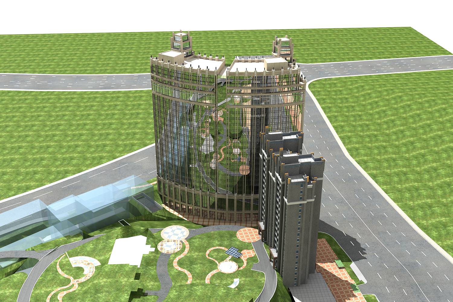 Hotel Building Collection 60 items Vol1 3D model_42