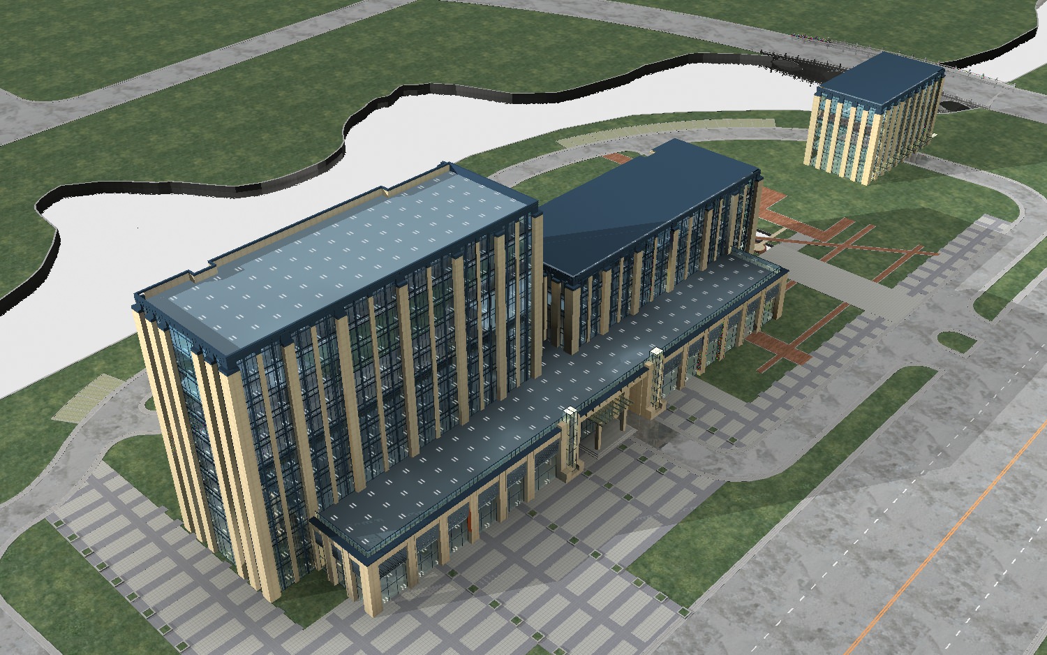 Hotel Building Collection 60 items Vol1 3D model_18