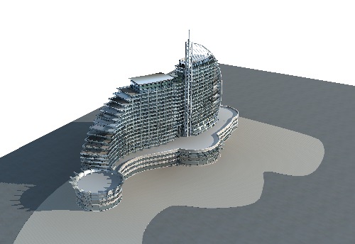 Hotel Building Collection 60 items Vol1 3D model_5