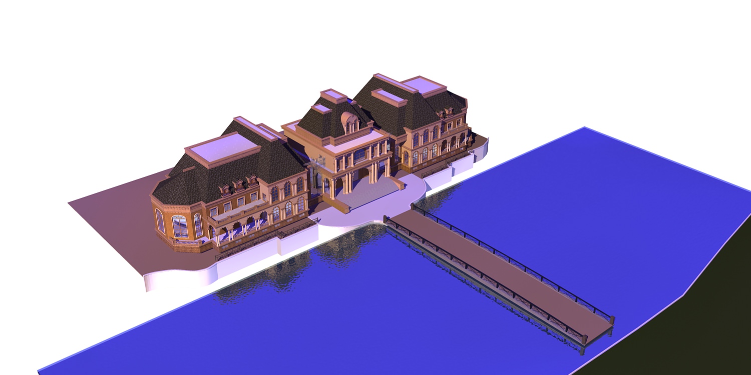 Hotel Building Collection 60 items Vol1 3D model_23