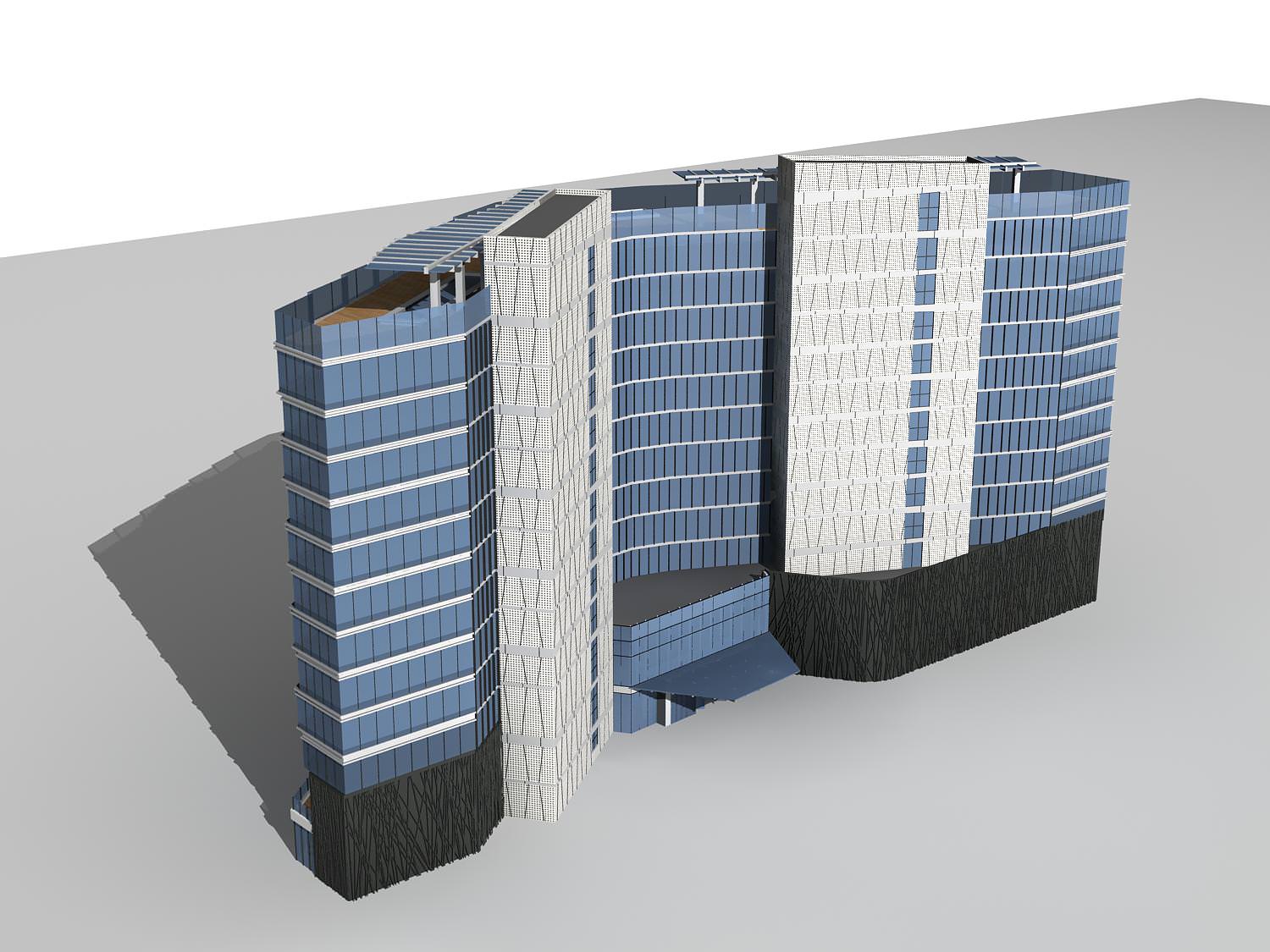 Hotel Building Collection 60 items Vol1 3D model_37