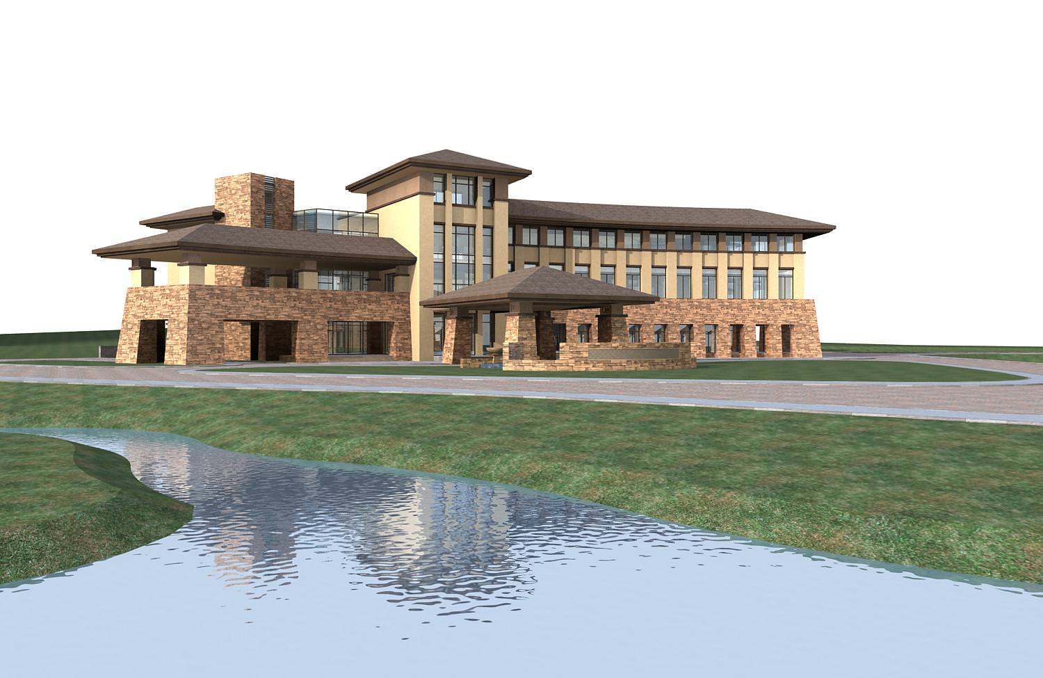 Hotel Building Collection 60 items Vol1 3D model_46