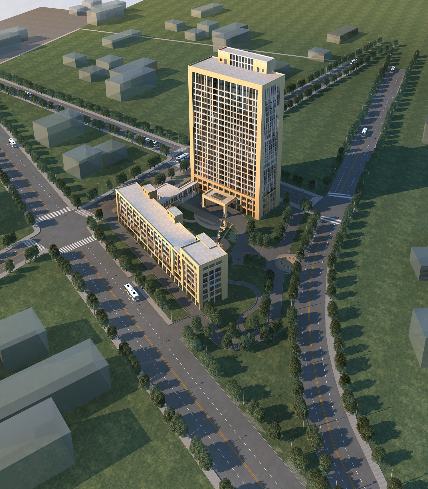 Hotel Building Collection 60 items Vol1 3D model_21