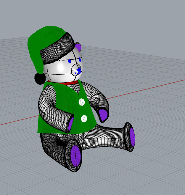 polar bear 3D print model_1