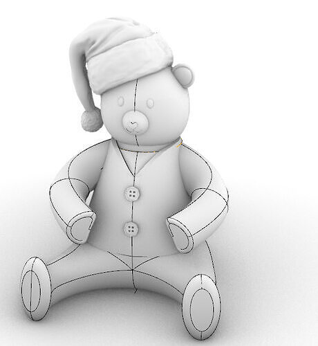 polar bear 3D print model