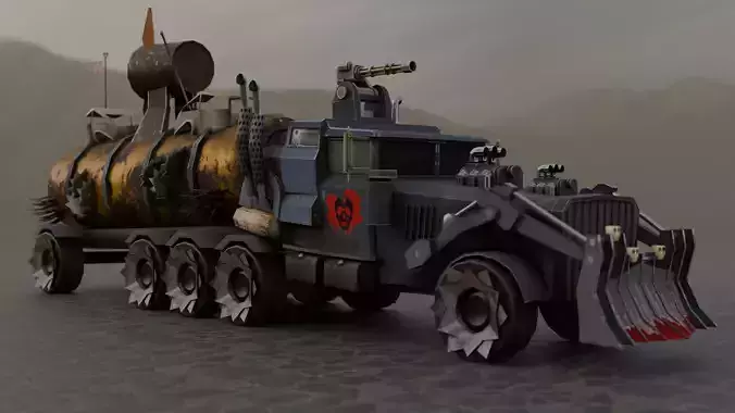 Apocalyptic Truck  3D model