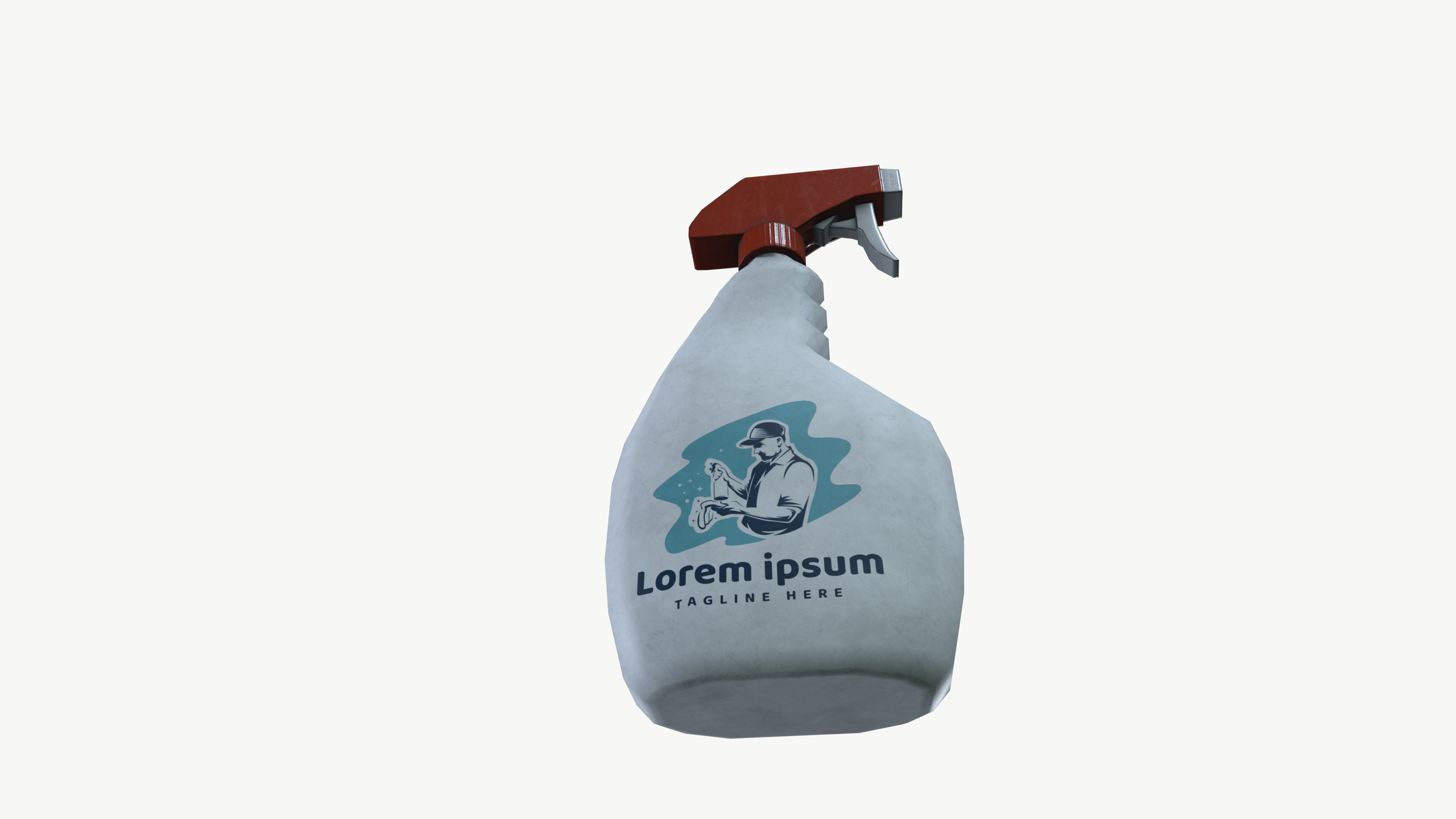 Spray Cleaner 3D model_3
