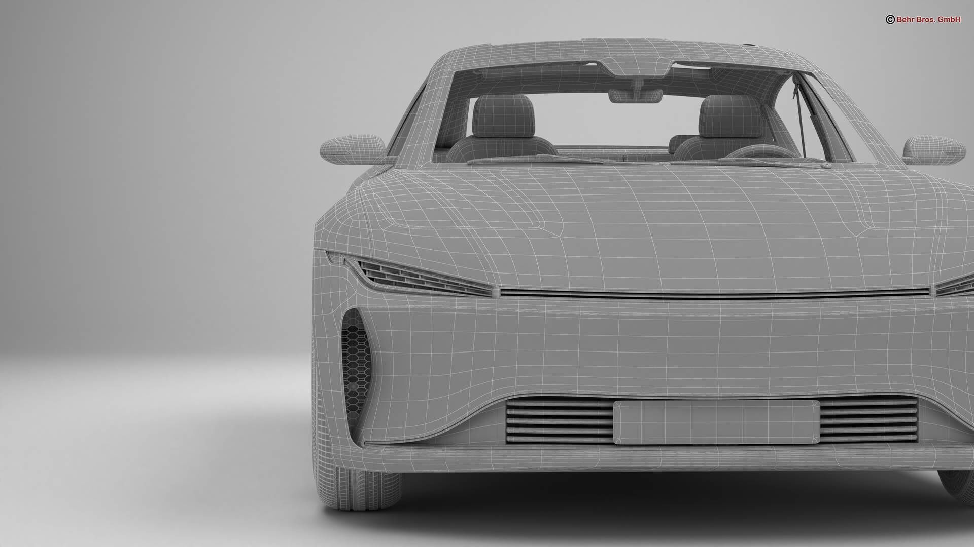 Generic Modern Coupe 3D model_22