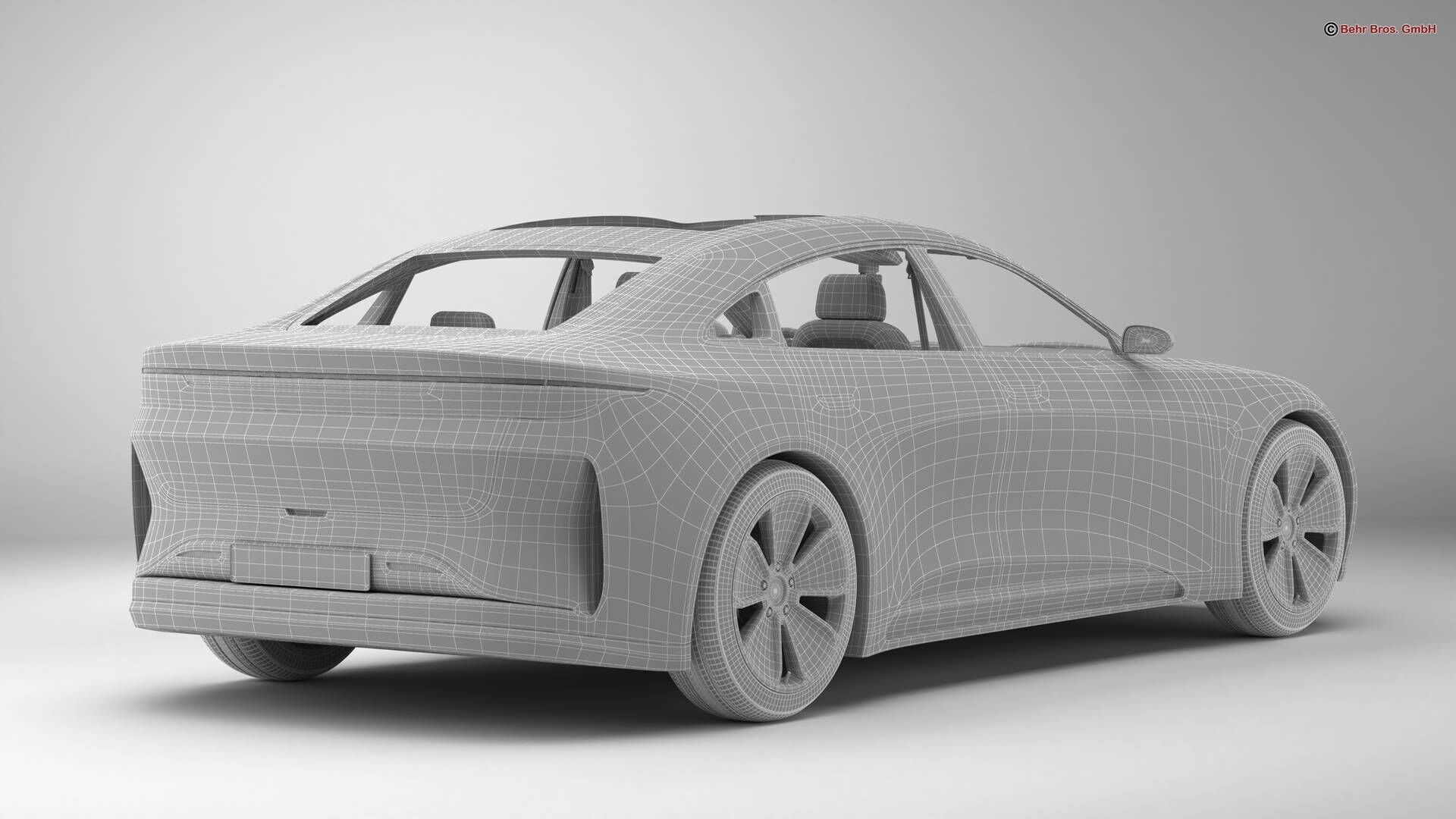 Generic Modern Coupe 3D model_18