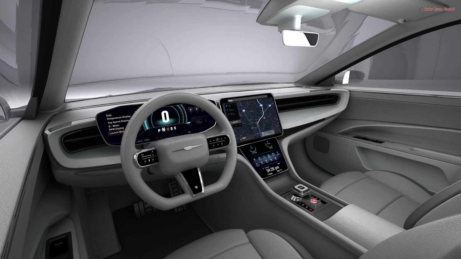Generic Modern Coupe 3D model_12
