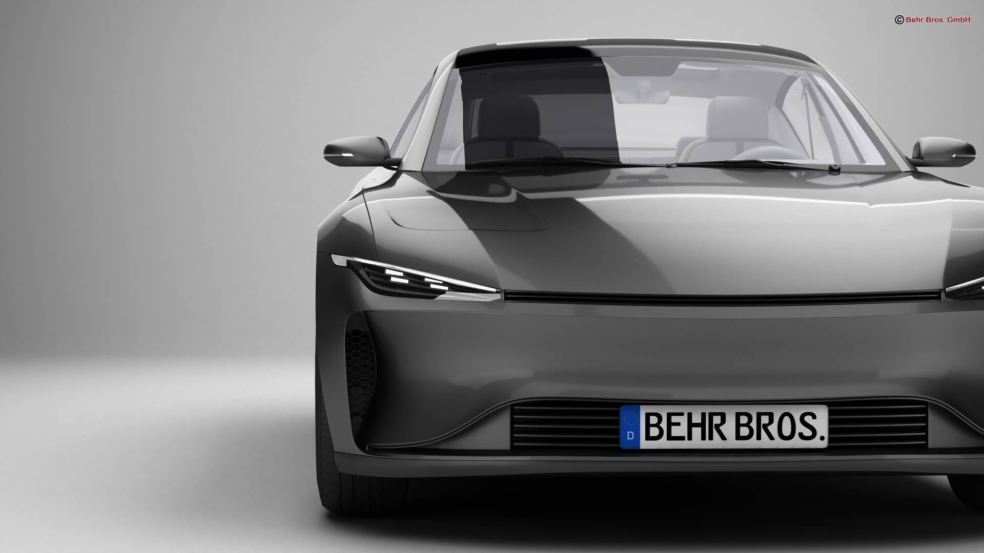 Generic Modern Coupe 3D model_7