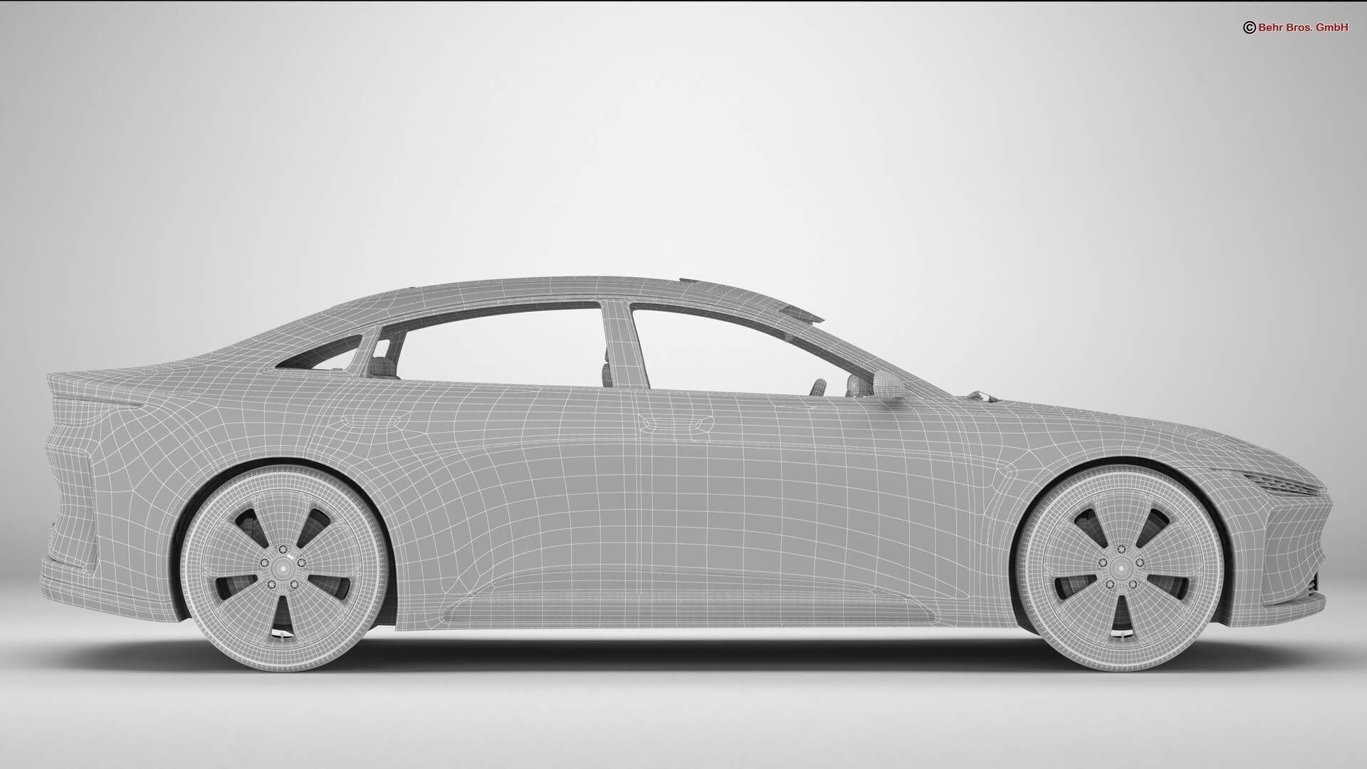 Generic Modern Coupe 3D model_20