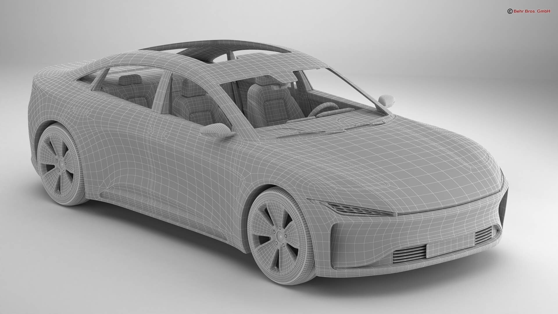 Generic Modern Coupe 3D model_15