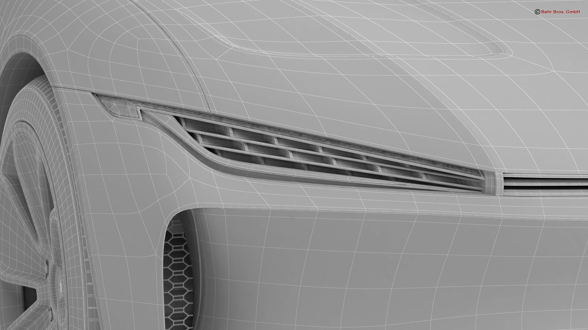 Generic Modern Coupe 3D model_24