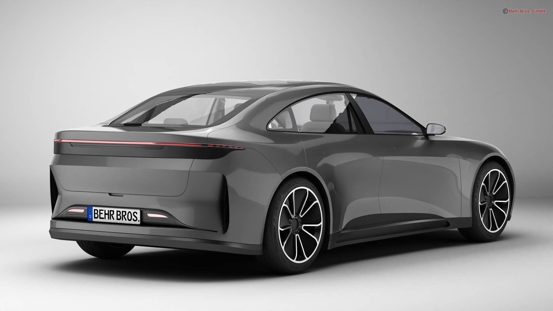Generic Modern Coupe 3D model_3