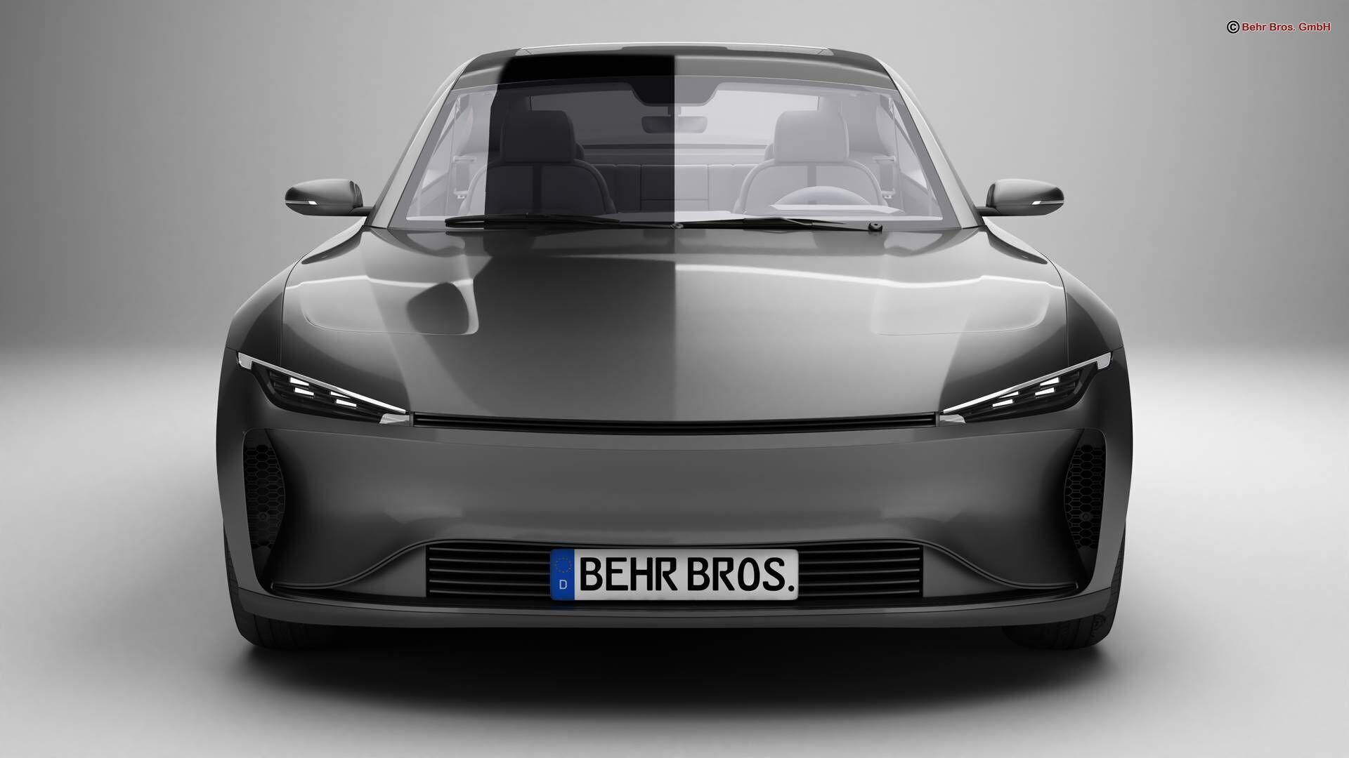 Generic Modern Coupe 3D model_6