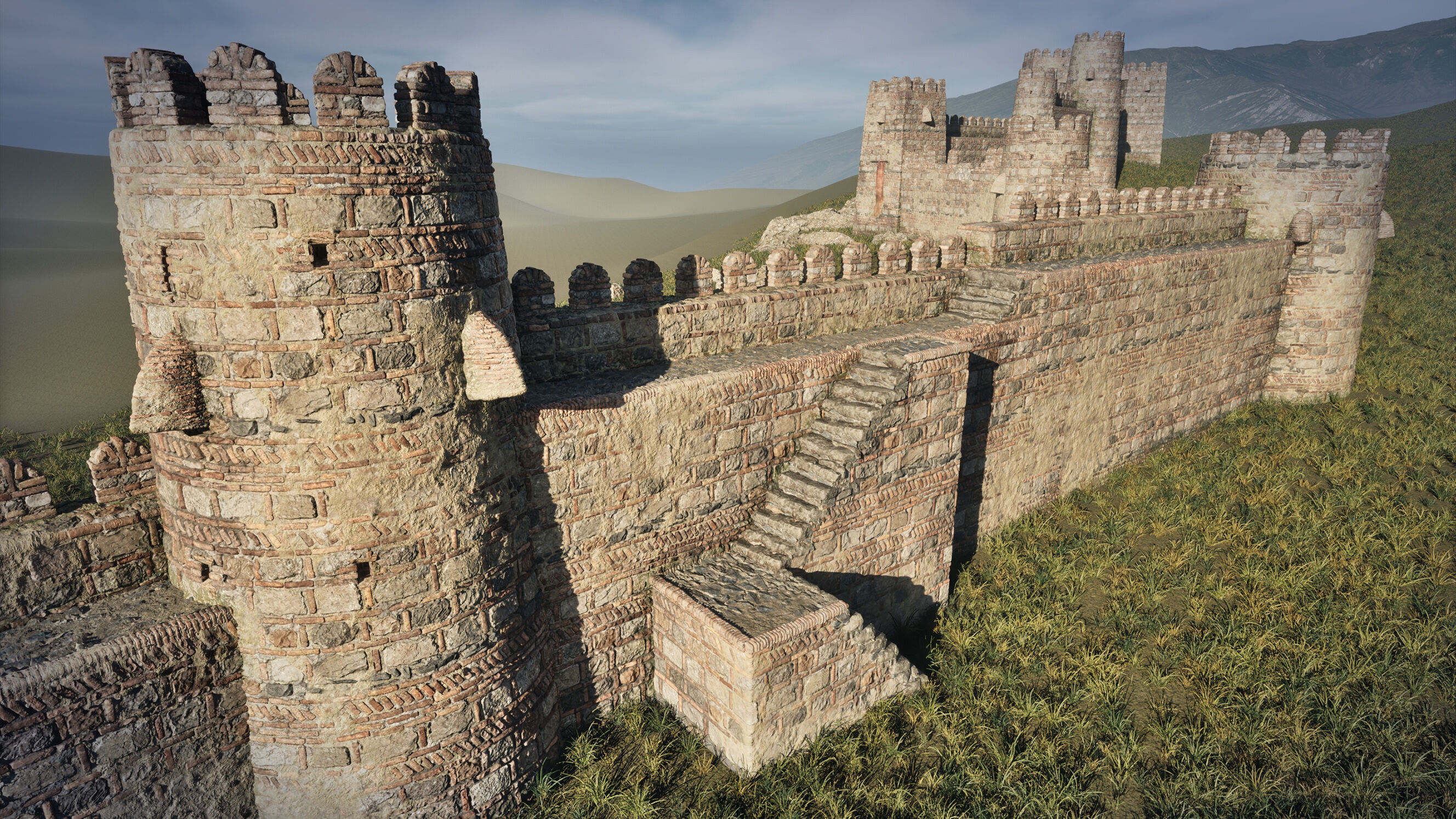Modular Fortress and Church Kit - Unreal Engine Low-poly 3D model_6