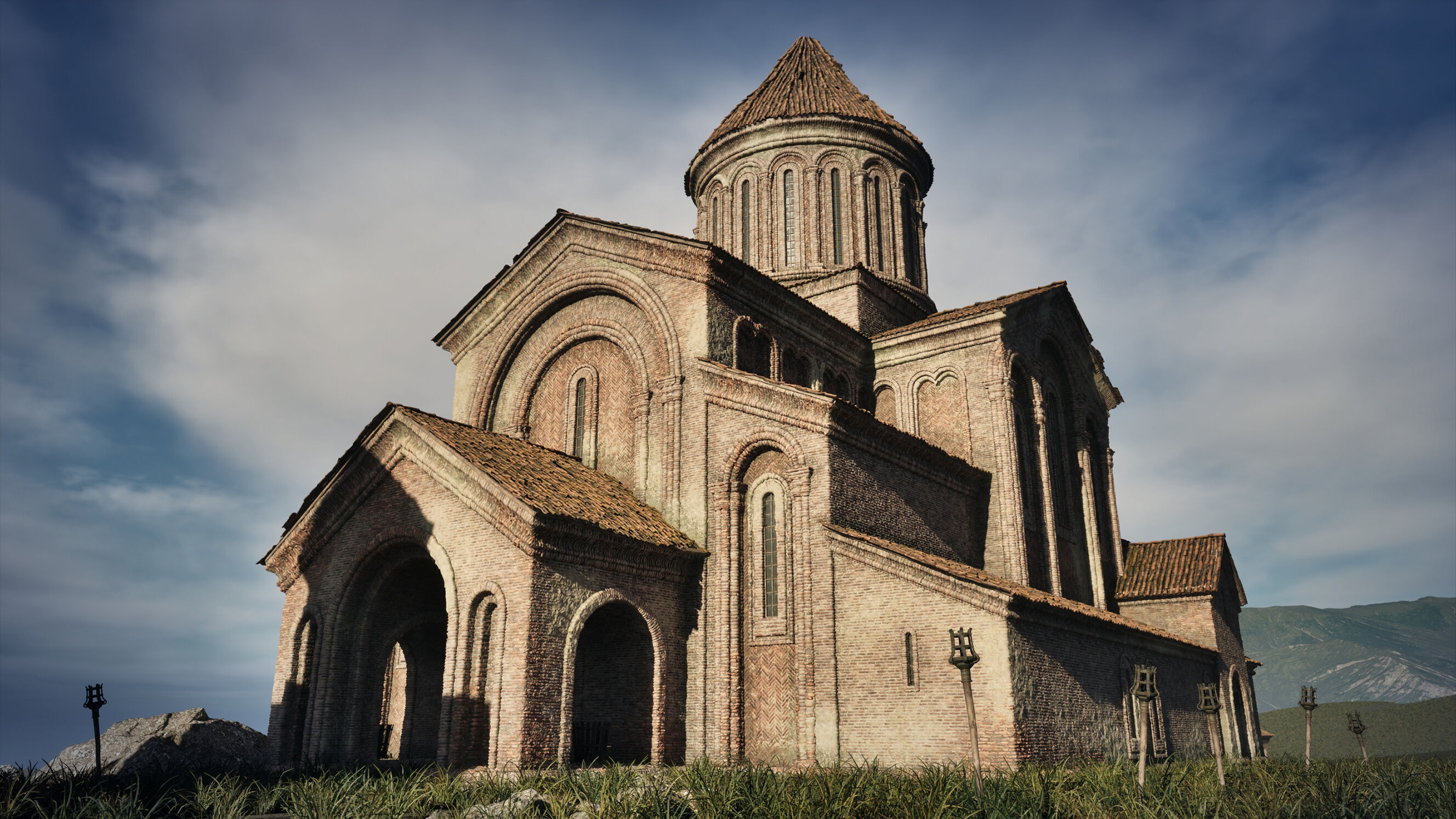 Modular Fortress and Church Kit - Unreal Engine Low-poly 3D model_4