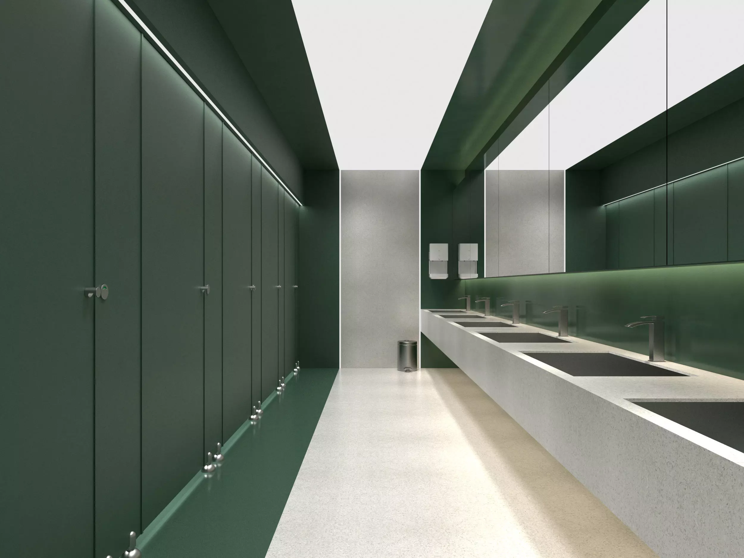 Restroom public wc 3D model