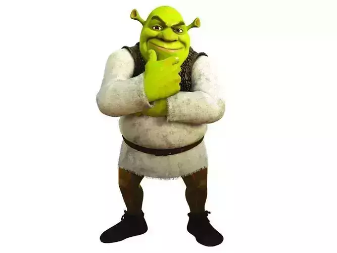 shrek 3D print model