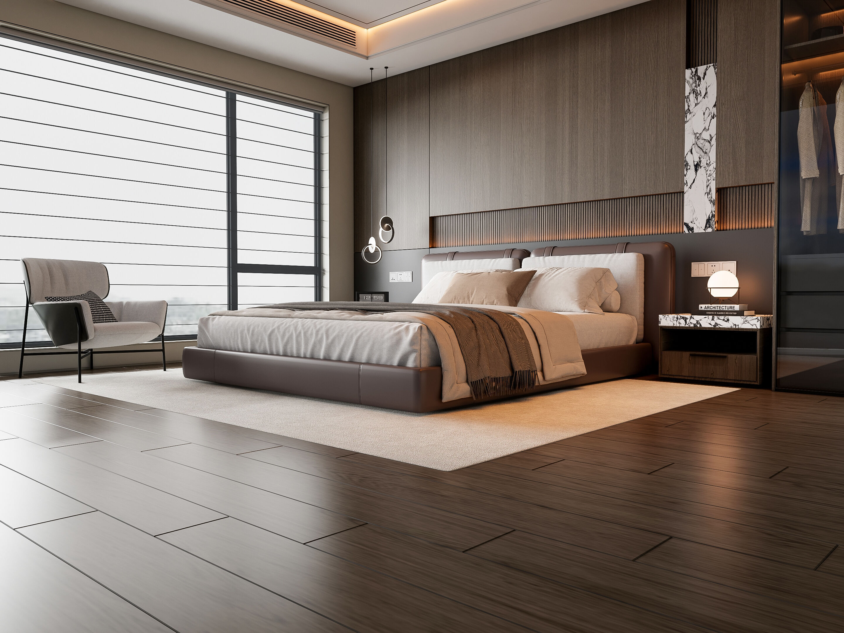 Italian bedroom 3 3D model_13