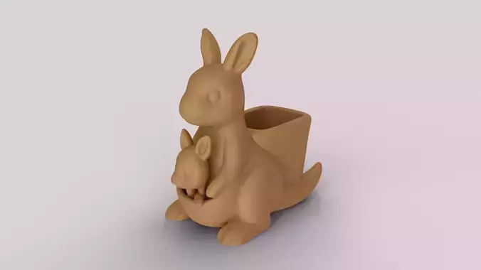 Kangaroo Multi-Purpose Desk Buddy 3D print model