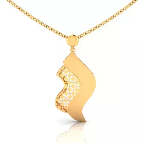 fusion women gold pendant 1006