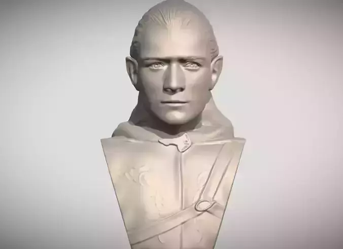 Legolas bust 3D print model