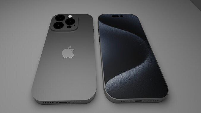 Iphone 15 pro 3D model