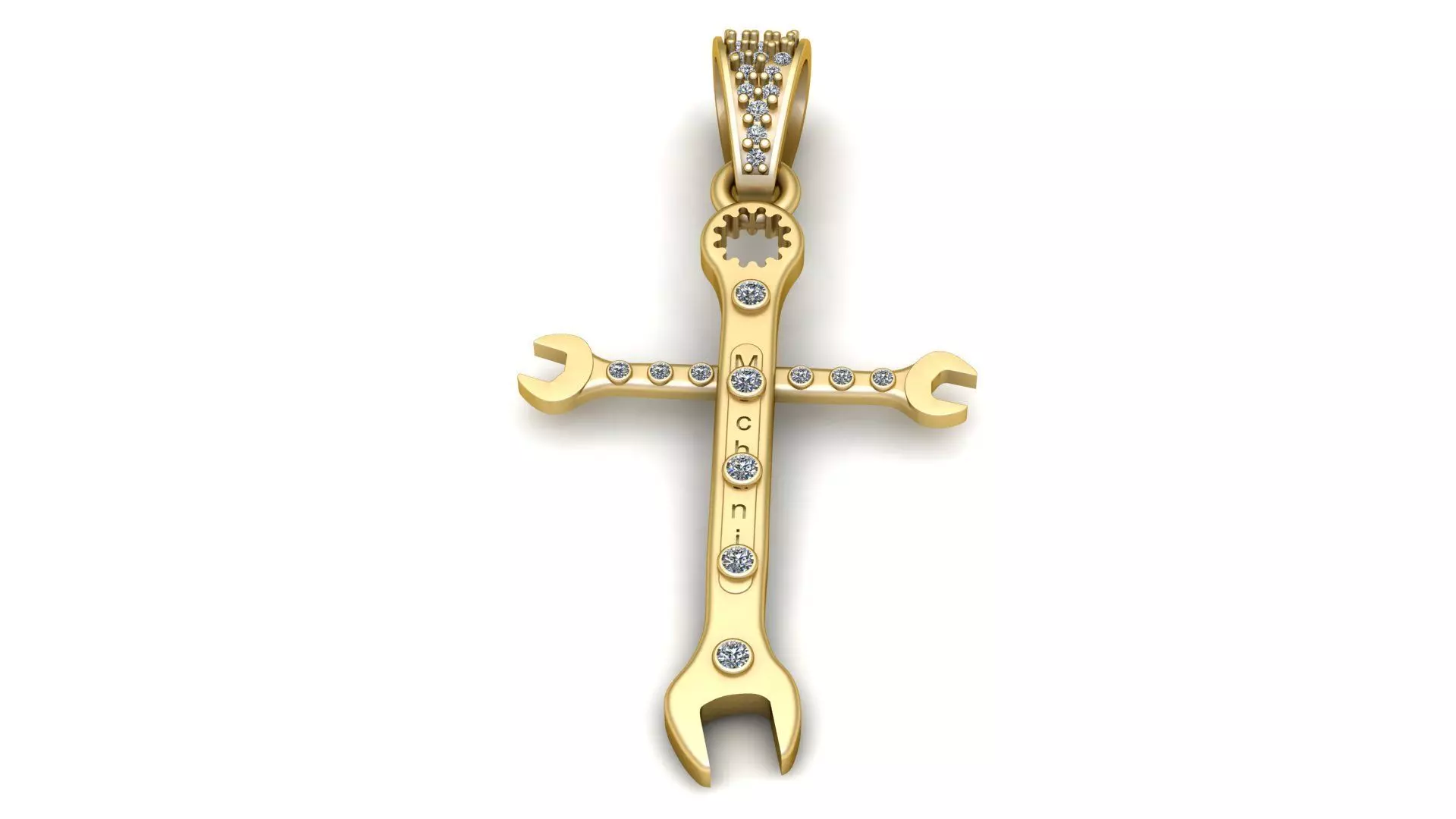 Hunting Cross PANDANT 3D PRINTABLE MODAL 3D print model