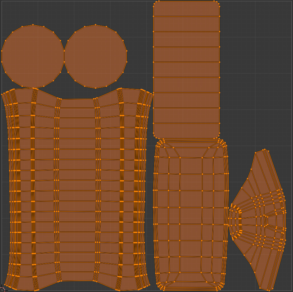 computer chair 06 Low-poly 3D model_15