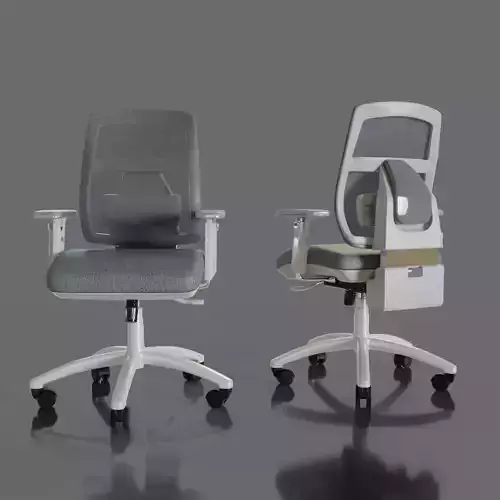 computer chair 06 Low-poly 3D model