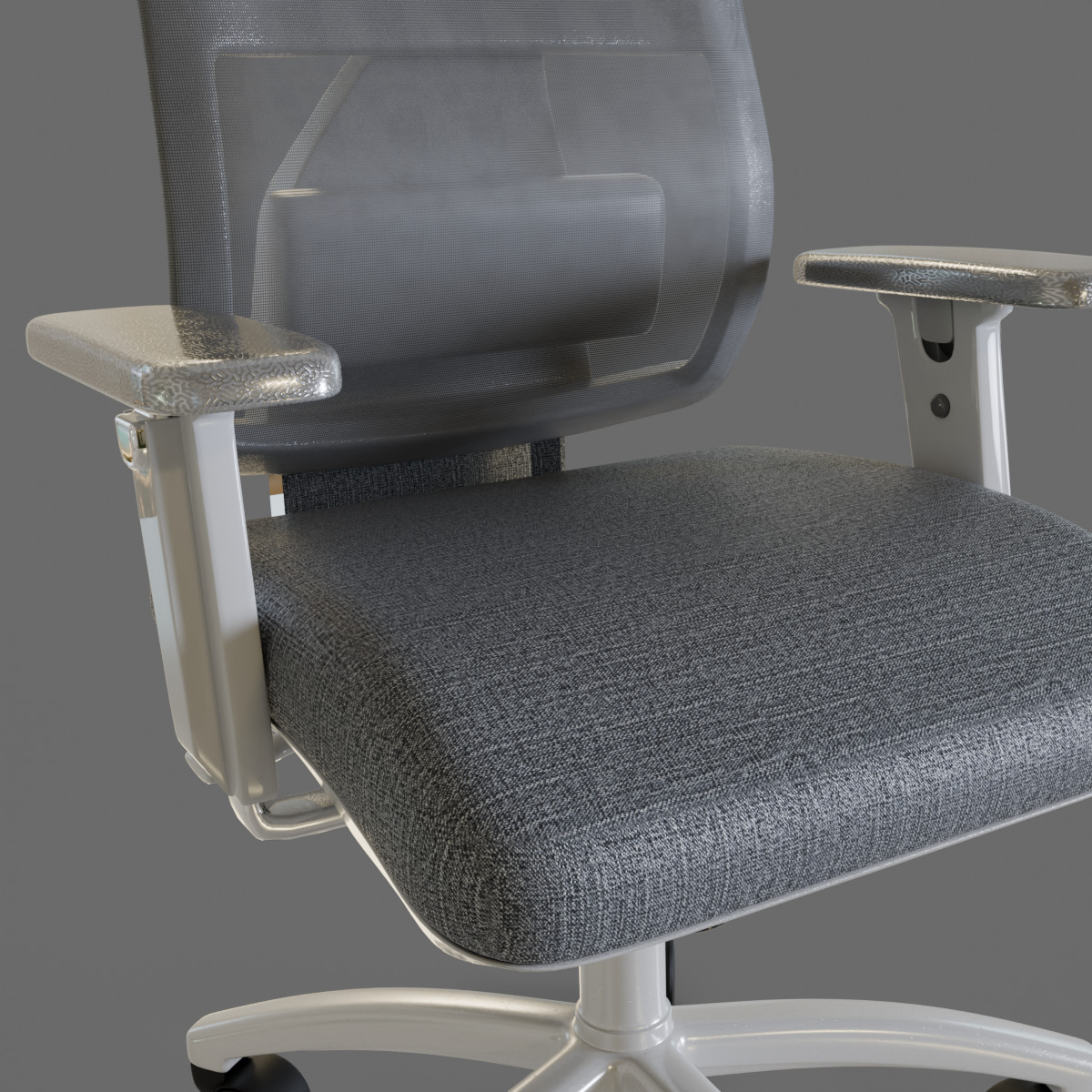 computer chair 06 Low-poly 3D model_7
