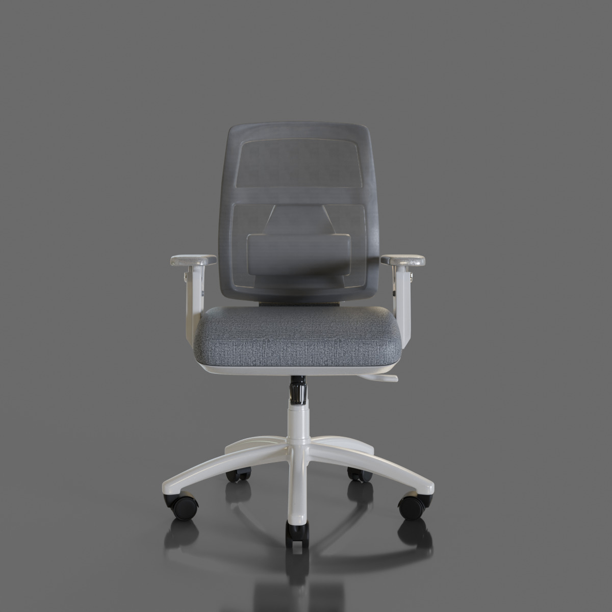 computer chair 06 Low-poly 3D model_2