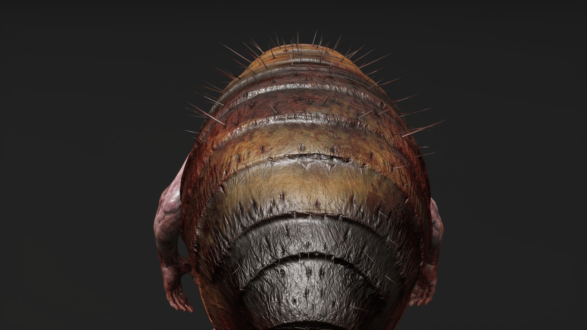 Mutant Flea - Horror Insects Collection Low-poly 3D model_14