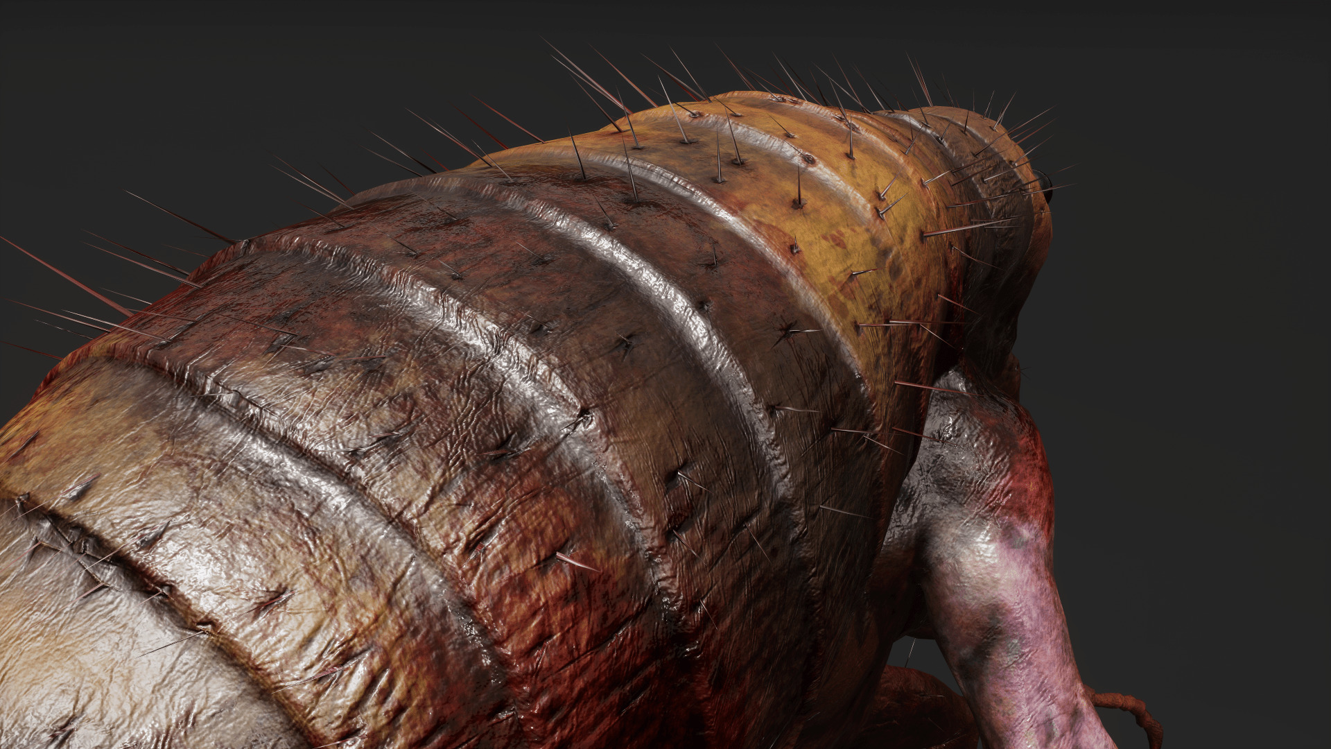 Mutant Flea - Horror Insects Collection Low-poly 3D model_18