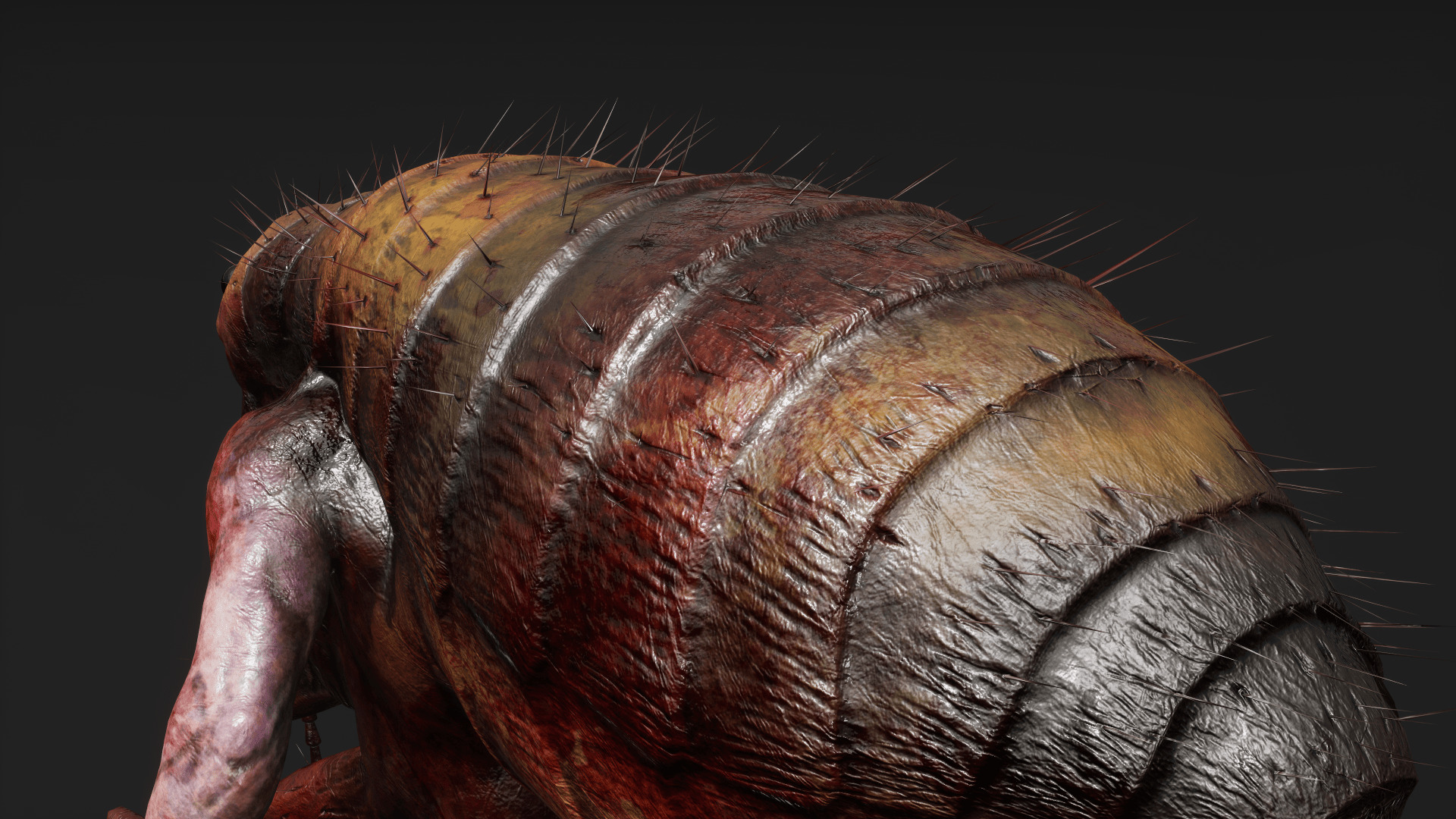 Mutant Flea - Horror Insects Collection Low-poly 3D model_12