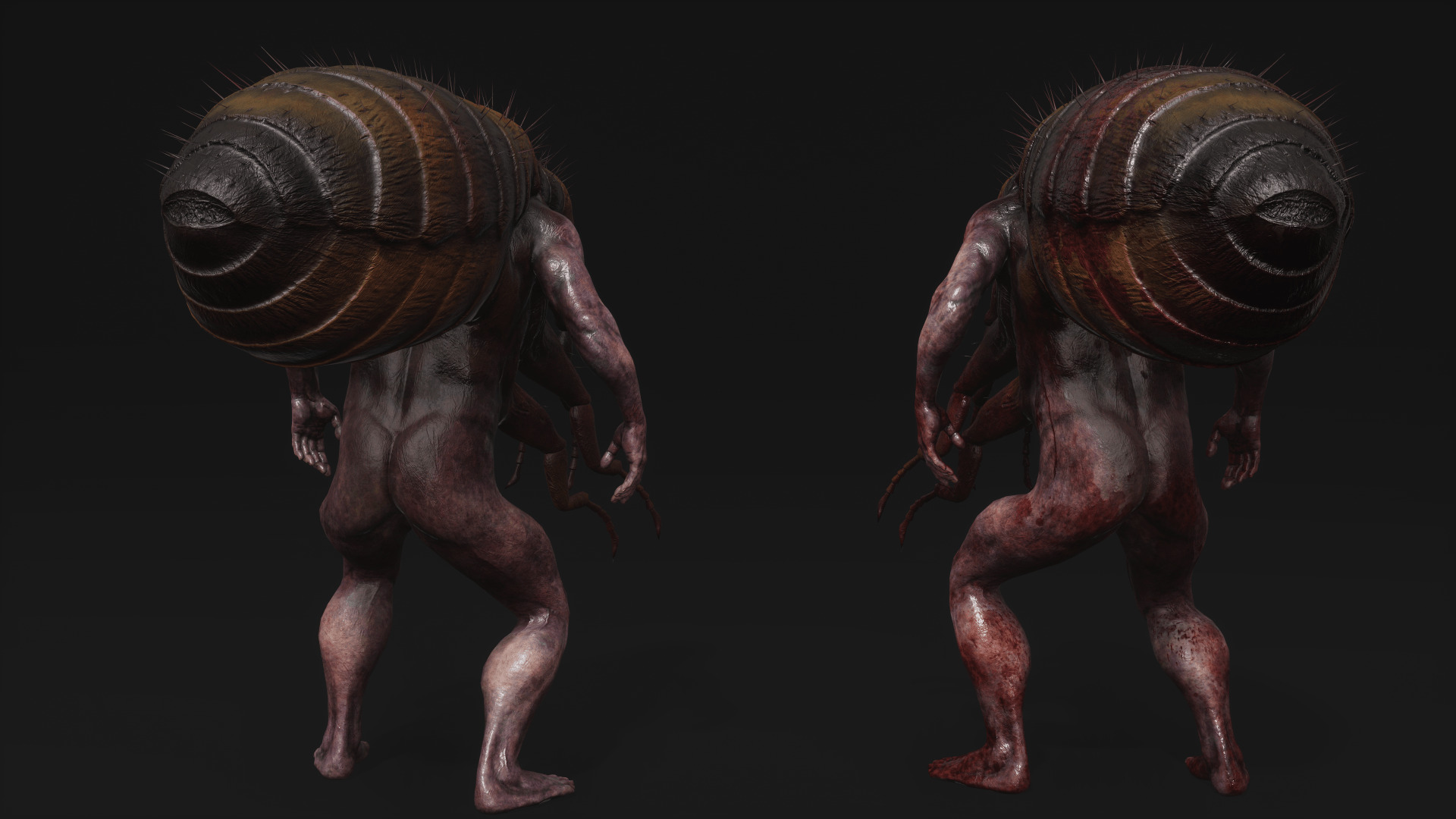 Mutant Flea - Horror Insects Collection Low-poly 3D model_27