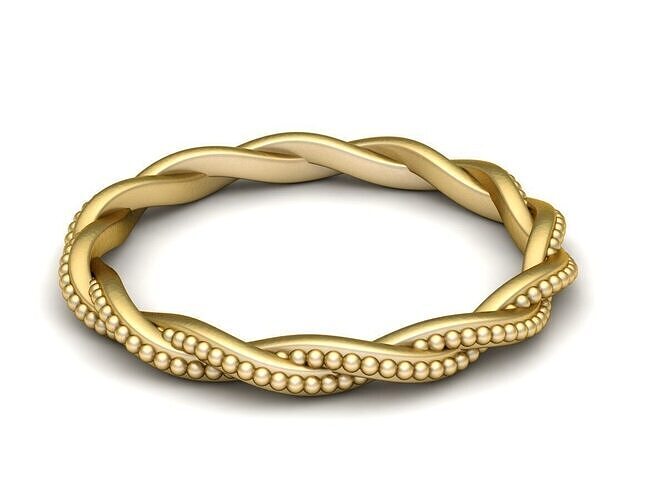 GOLDEN ANTIQUE RING 3D PRINTABLE MODEL 3D print model