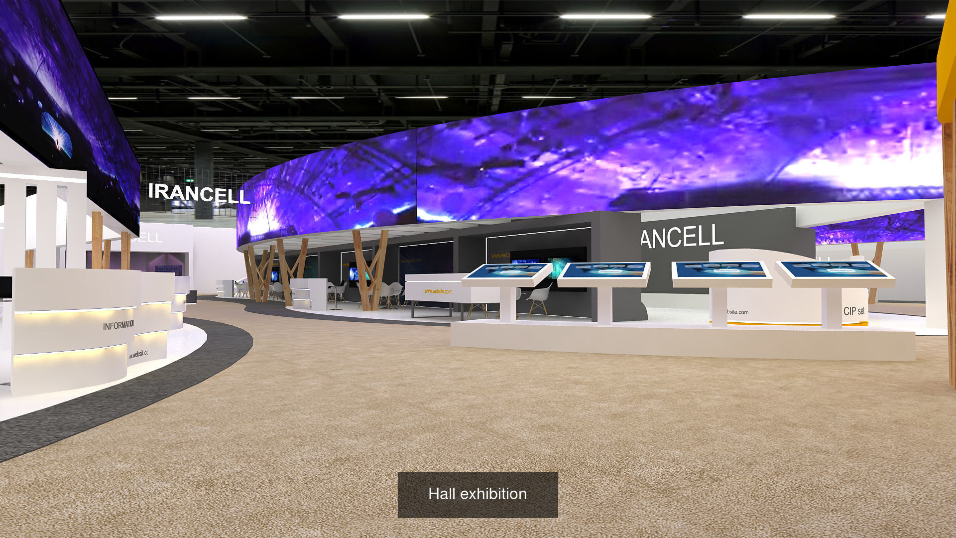 2 With 20 Exhibition Stand Stall Booth 3D Model Collection _11