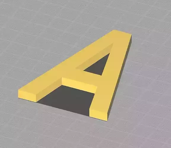3D Models of the Ukrainian Alphabet